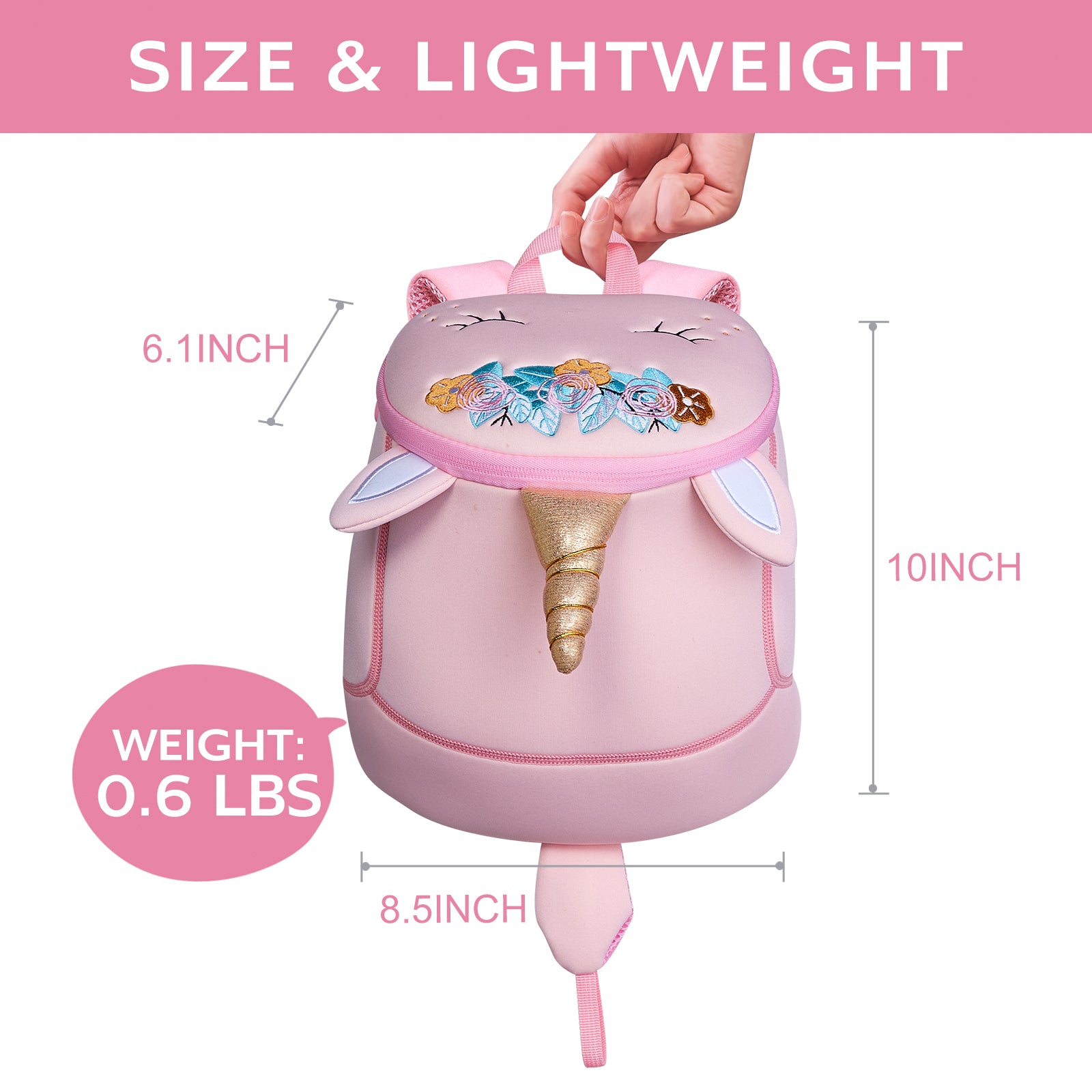 Nohoo Anti-lost Premium Quality School Bag Children Unicorn Style Ages 2 Years Old Above Cheapest School Bags Children Backpack