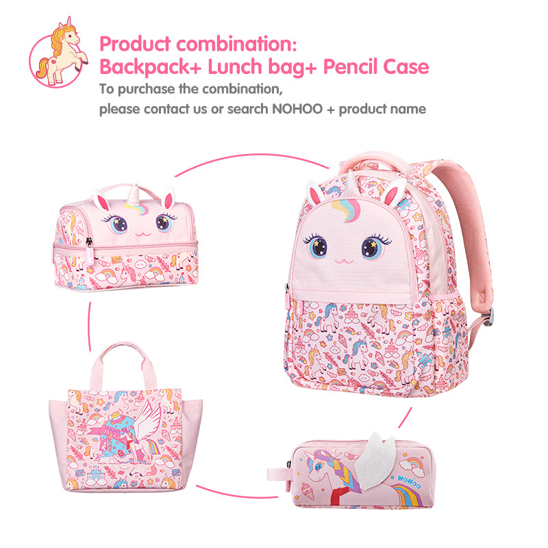 NOHOO New Fashion Mermaid Backpack Kid's School Bags for Simggle Series Teenagers Back Bags