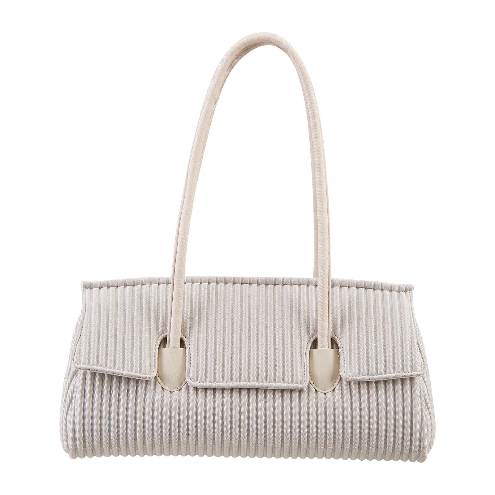 ONIMALS Wholesale Vertical Pleated Tote Bag, Bulk High Capacity Women's Shoulder Bag for Boutique Retail