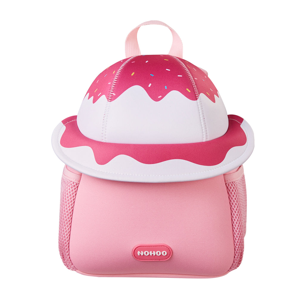 NOHOO High Quality 3D Cartoon Modeling Ice Cream Kids Backpack for Kindergarten and Elementary School Unisex