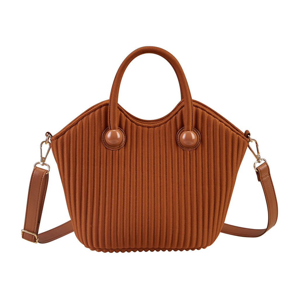 ONIMALS High-End Pleated Shoulder Bag Metal Accent Women's Crossbody Handbag Bulk Order