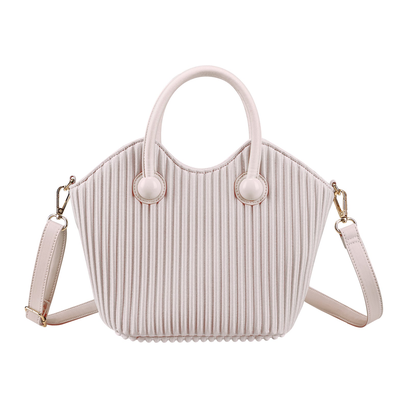 ONIMALS High-End Pleated Shoulder Bag Metal Accent Women's Crossbody Handbag Bulk Order