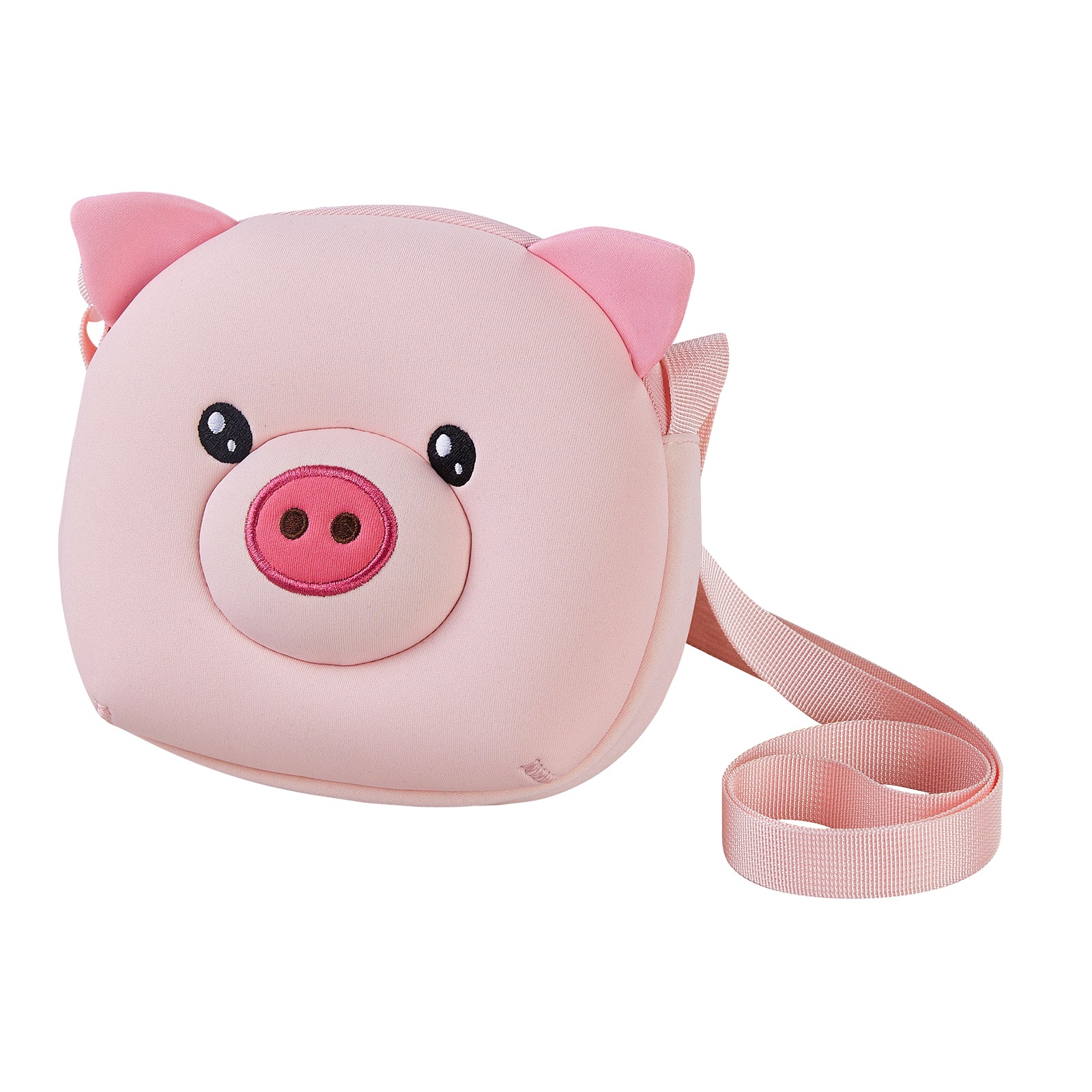 NOHOO Hot Selling 3D Shape Brown Bear Shape Mini Wallet Crossbody Bag for Kids Boys Girls