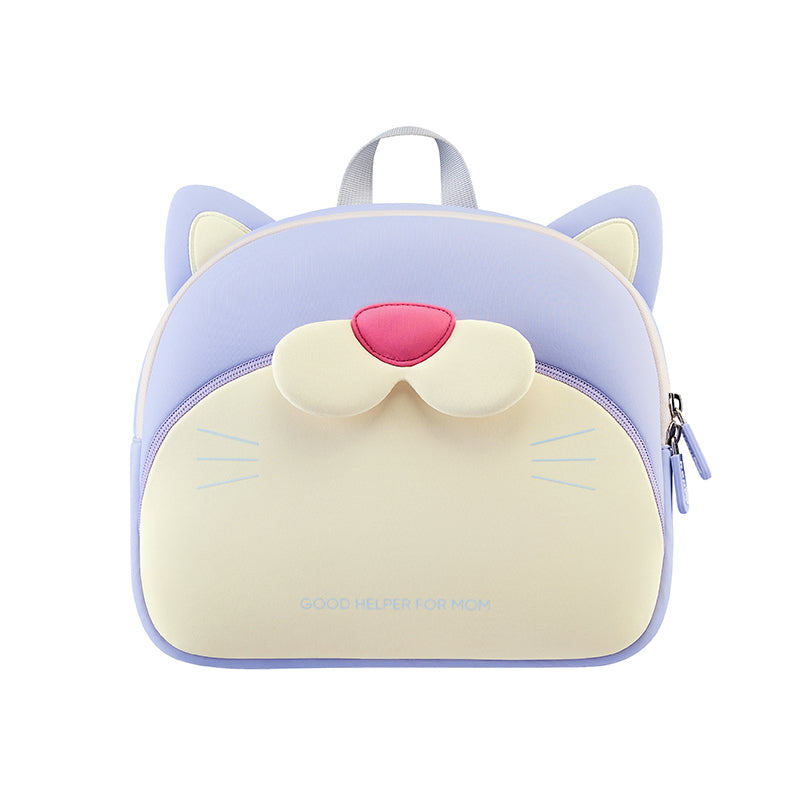 NOHOO Hot Selling Lightweight Gray cat Cute Kitty Backpack for Toddler Kids Gift