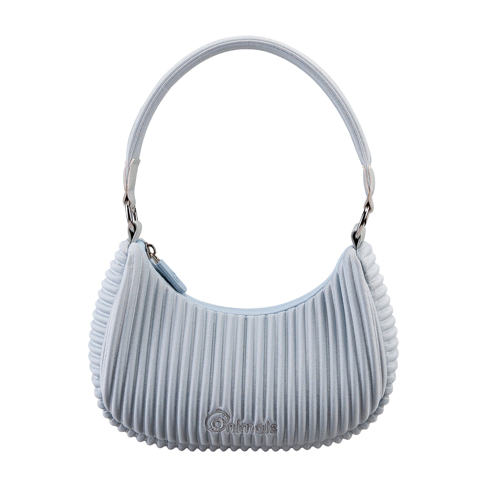 Onimals Fashion Women's Crescent Bag Vertical Pleated Texture Padded Handle Shoulder Bag Custom Logo Accepted