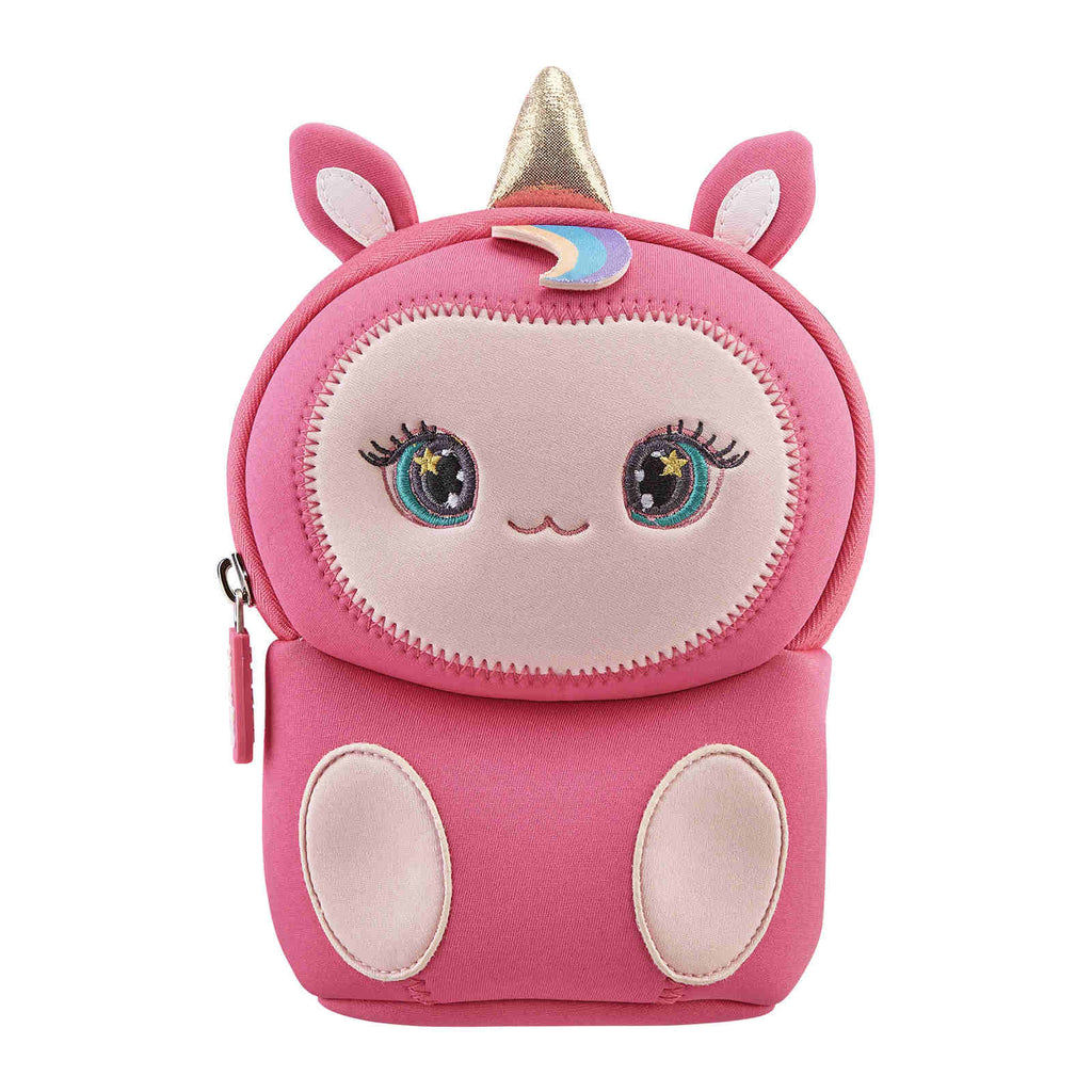 NOHOO Waterproof School Backpack for Kids Cartoon Style Chest Bag with Zipper Closure for Age 2 Years Old Boys and Girls