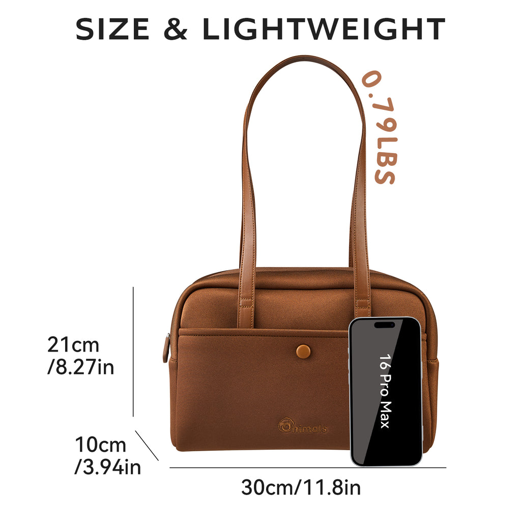 ONIMALS Professional Work Bowling Bag Large Capacity Handbag with Dual Handles Perfect for Office & Commute Use