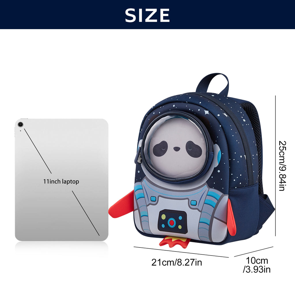 NOHOO High Quality New Children's Cartoon Cute Rocket Shoulder Kindergarten School Bag for Unisex