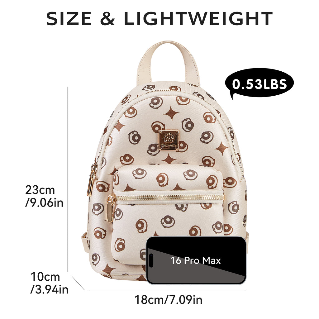 ONIMALS Low Moq Hot Selling Women Backpack Covered in Prints for Daily Use