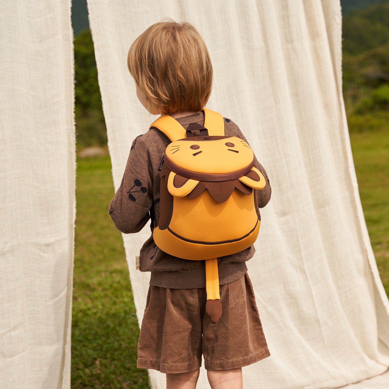 NOHOO Hote Selling Exclusive Original Design Kids Funny Backpack With Anti-lost Lead