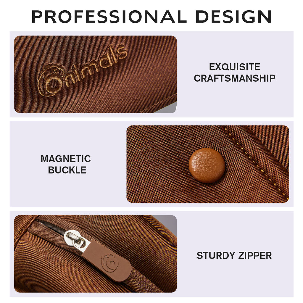 ONIMALS Professional Work Bowling Bag Large Capacity Handbag with Dual Handles Perfect for Office & Commute Use