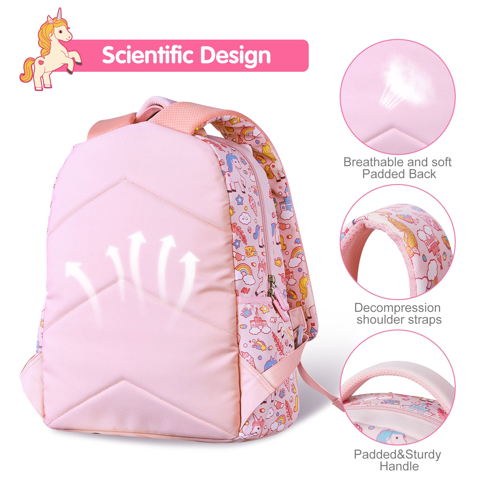 NOHOO New Fashion Mermaid Backpack Kid's School Bags for Simggle Series Teenagers Back Bags