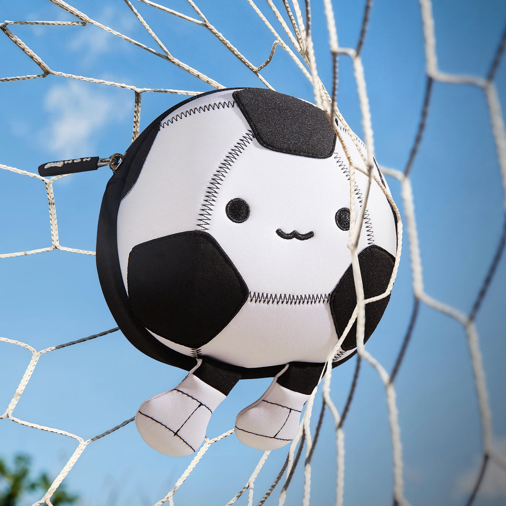 NOHOO Kids Funny Cute Patterned Football Shape School Fashion Crossbody for Kindergarten Use