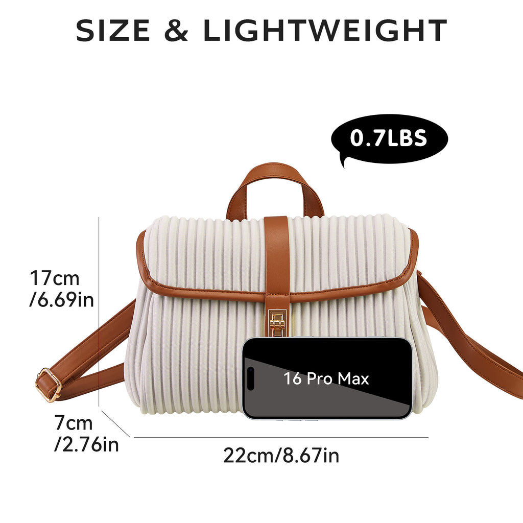 ONIMALS Wholesale Fashion Waterproof Eco-friendly Women Pillow Striped Bag for Daily Use