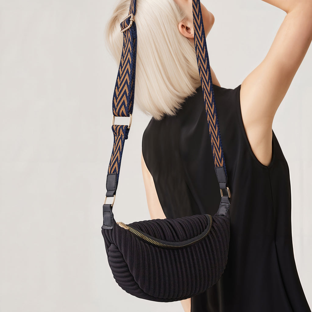 ONIMALS Hot Selling Women Solid Color Eco-friendly Crossbody Bag for Daily Use with Zipper