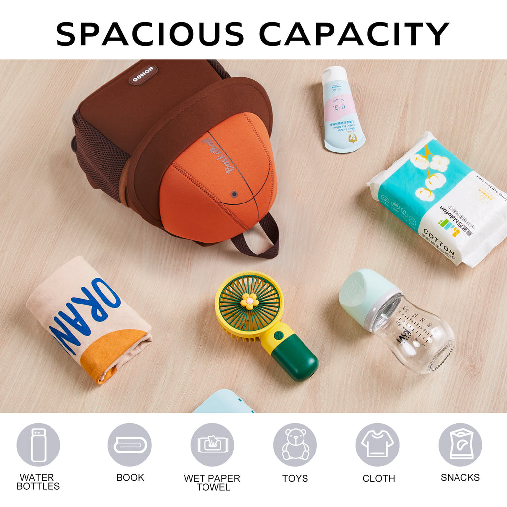 NOHOO 3D Basketball Kids Backpack Cute Sports Toddler School Bag Birthday Gift for Boys