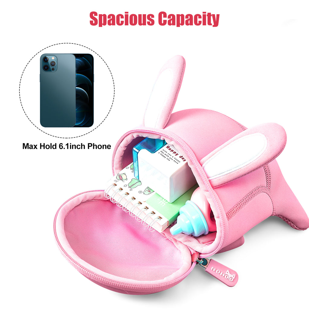 NOHOO High Quality Mini Kids Cute 3D Animal Modeling Waist Bag Waterproof Chest Bag for Kids