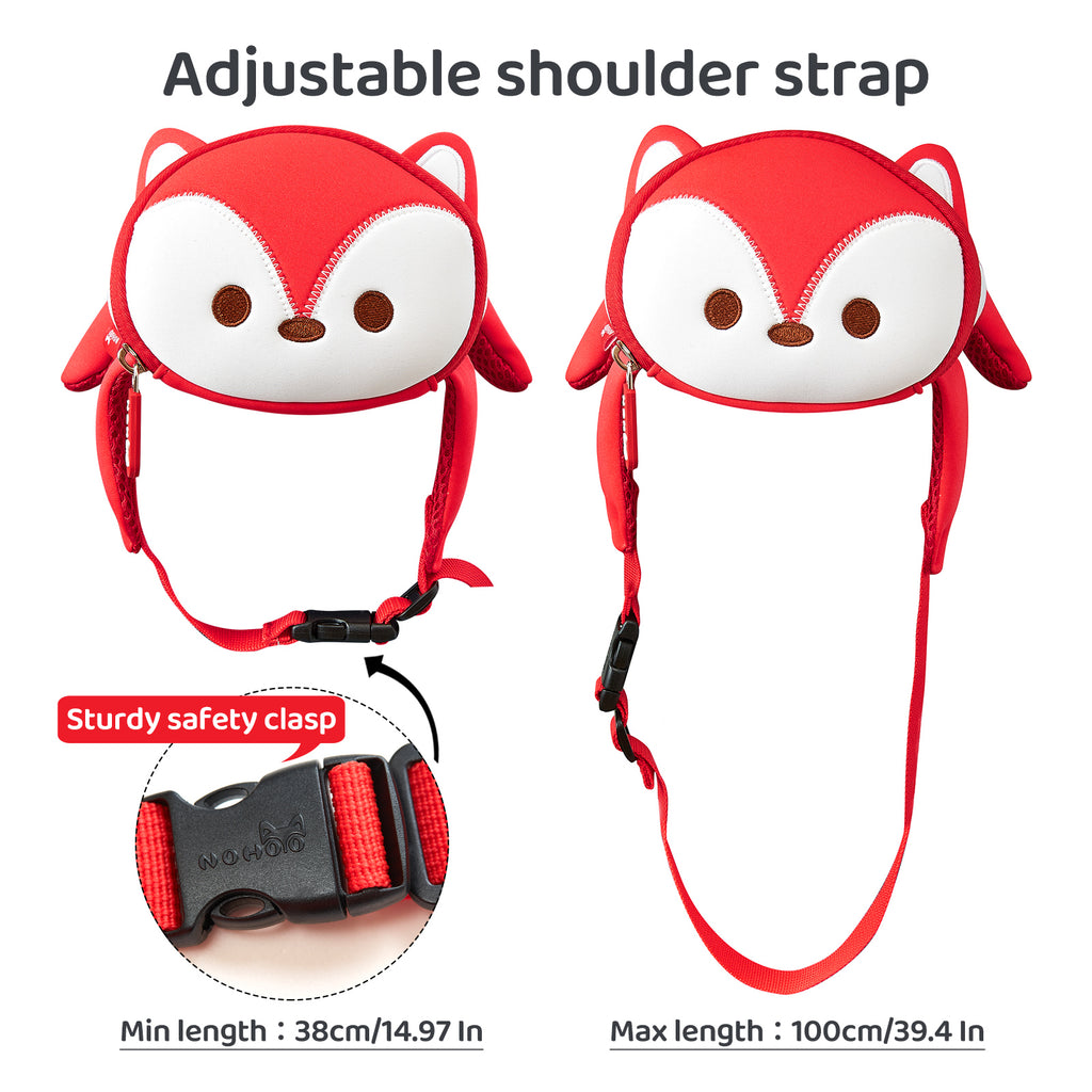 NOHOO High Quality Mini Kids Cute 3D Animal Modeling Waist Bag Waterproof Chest Bag for Kids
