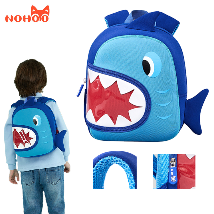 NOHOO Wholesale Price Kids Backpack with Cartoon Bags Style  Adjustable Straps Child Unicorn Bag