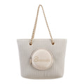 ONIMALS Hot Selling Fashion Soild Color Women Tote Hand Bag with Chain Handle